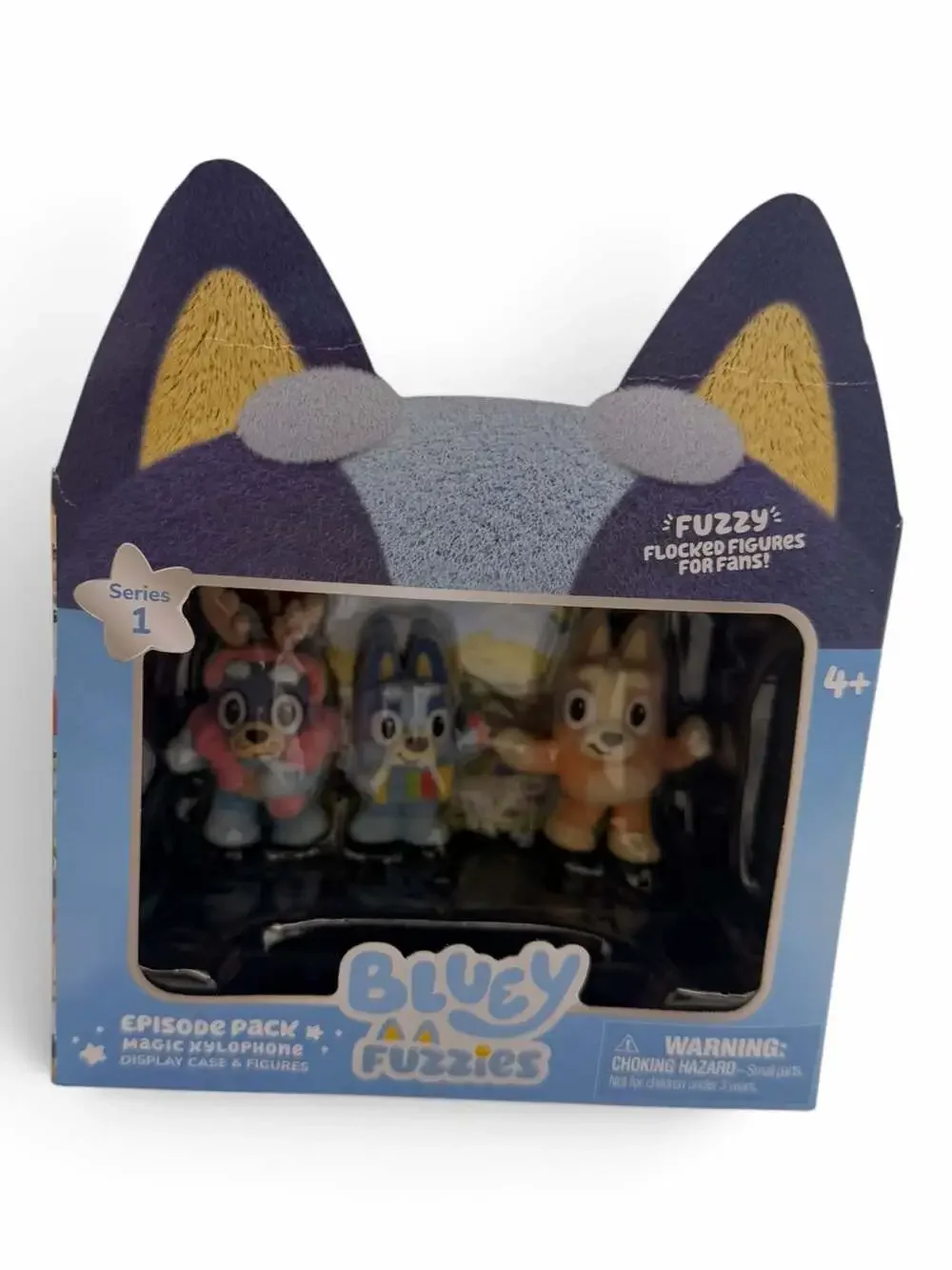 Bluey Fuzzies Episode Pack Magic Xylophone Display Case & Figures Series 1